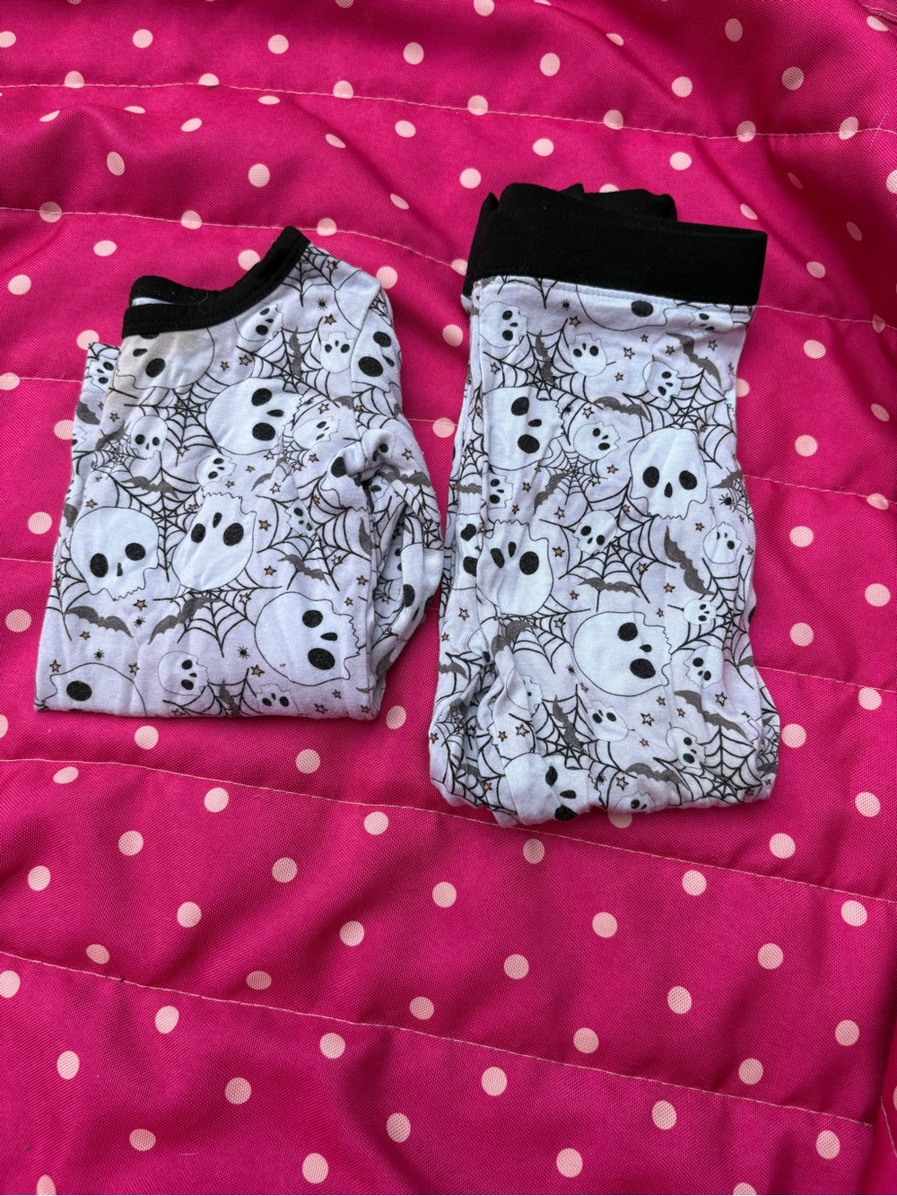 Millie & Roo Bamboo Skeleton Pajamas Set, 12-18 months